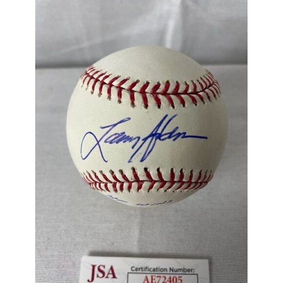 Larry Anderson signed 40 wins 49 saves autographed OMLB Baseball JSA #AE72405 - Picture 2 of 4